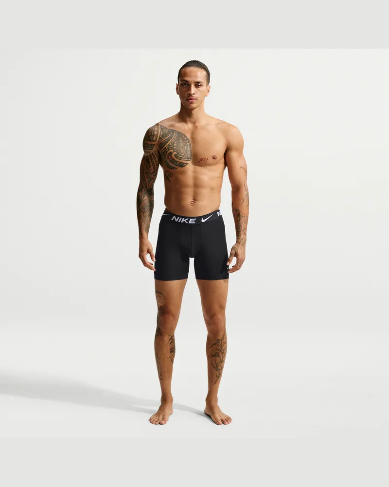 Nike Essential Micro Dri-FIT Boxershorts (5er-Pack, Herren) - Schwarz Schwarz