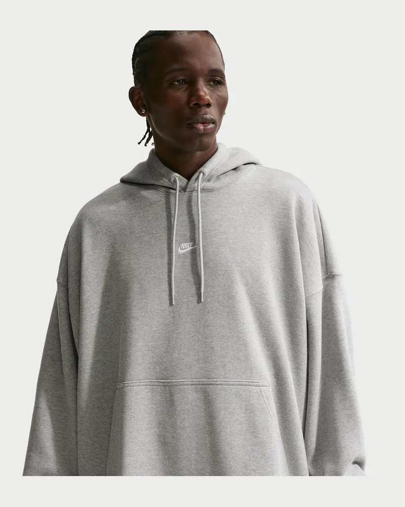 Nike Club Oversize-Hoodie aus French Terry (Herren) - Grau Grau