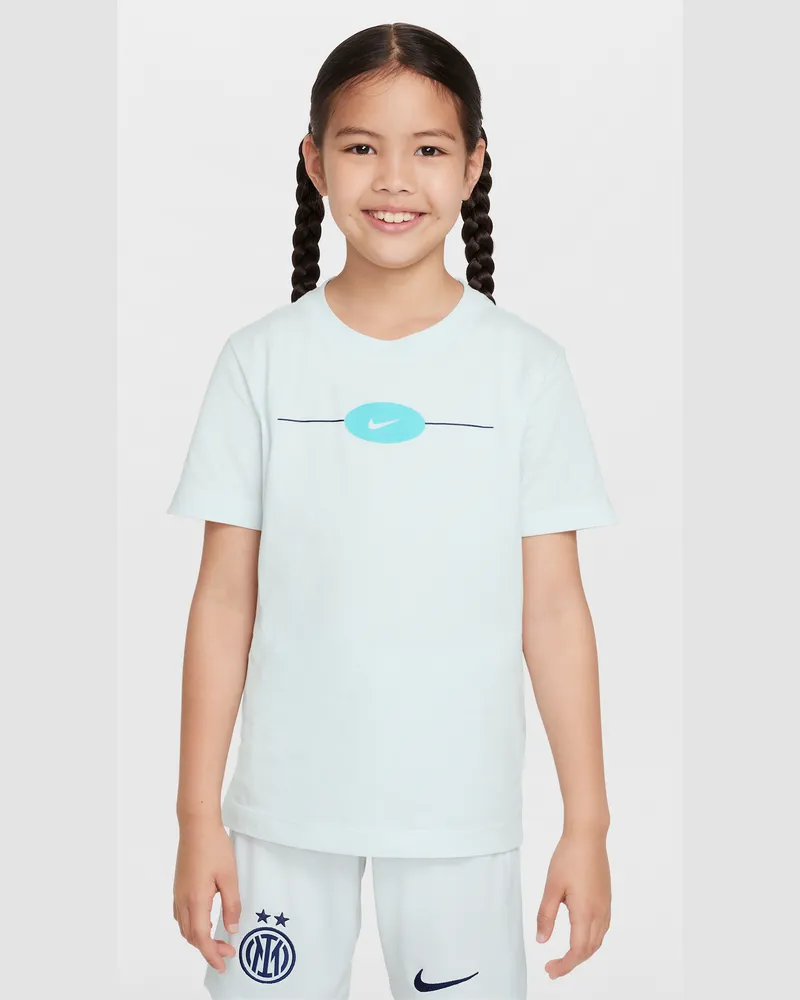 Nike Inter Mailand  Fußball-T-Shirt (ältere Kinder) - Blau Blau