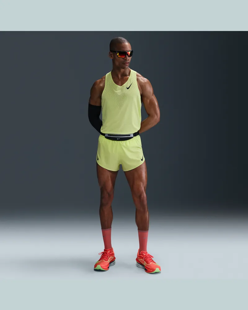 Nike AeroSwift Dri-FIT-ADV-Laufshorts mit Innenslip für Herren (ca. 5 cm) - Gelb Gelb