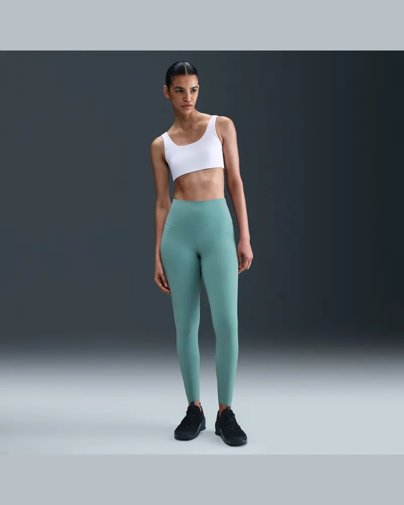 Nike Zenvy 7/8-Leggings mit hohem Bund (Damen) - Grün Grün