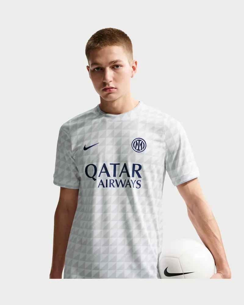 Nike Inter Mailand  Dri-FIT Pre-Match-Fußballoberteil (Herren) - Weiß Weiß
