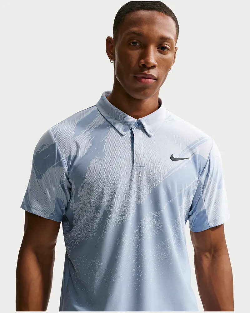 Nike Court Slam Dri-FIT ADV-Tennis-Poloshirt (Herren) - Blau Blau