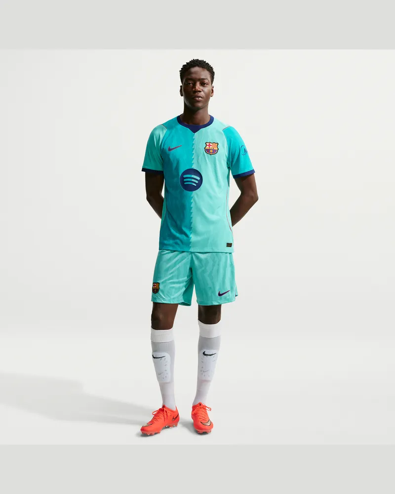 Nike FC Barcelona 2026/27 Stadium Away  Replika-Fußballshorts mit Dri-FIT-Technologie (Herren) - Grün Grün