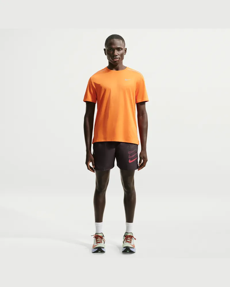 Nike Miler Dri-FIT Laufshorts mit Futter (ca. 13 cm, Herren) - Schwarz Schwarz