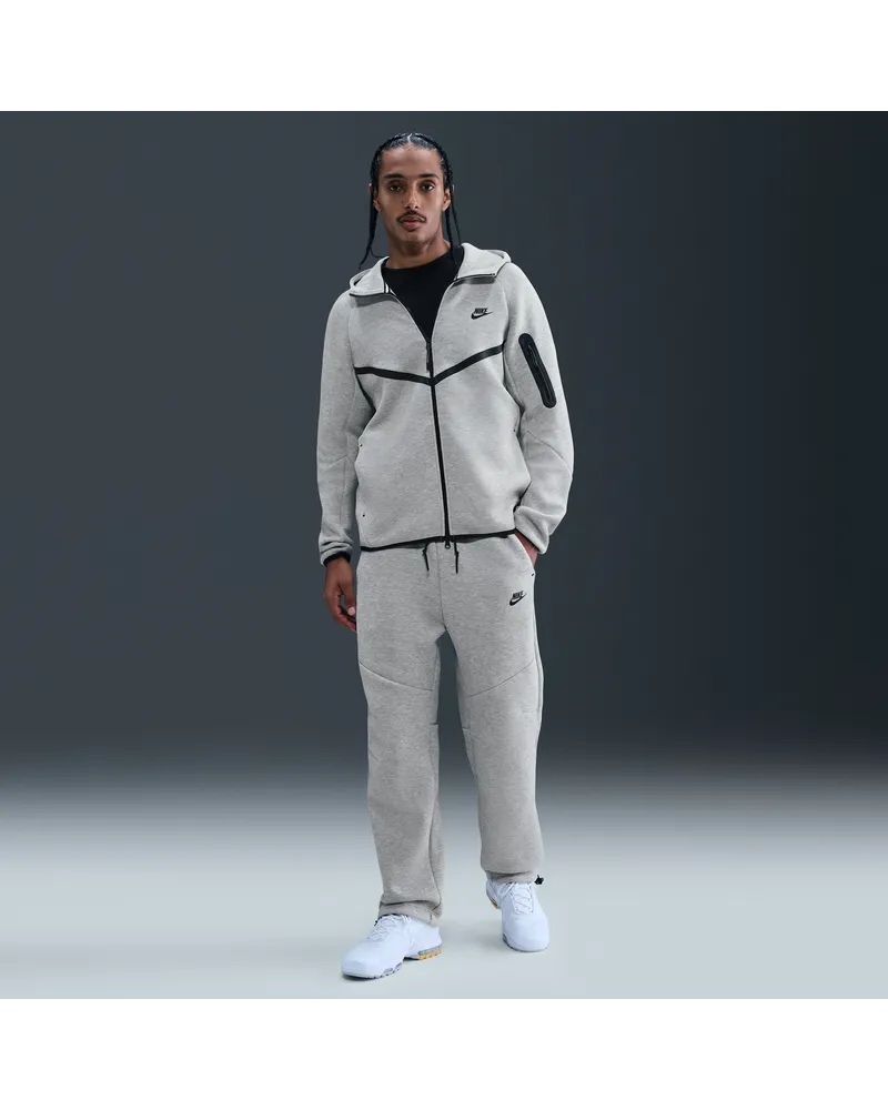 Nike Tech Fleece-Hose mit offenem Saum (Herren) - Grau Grau