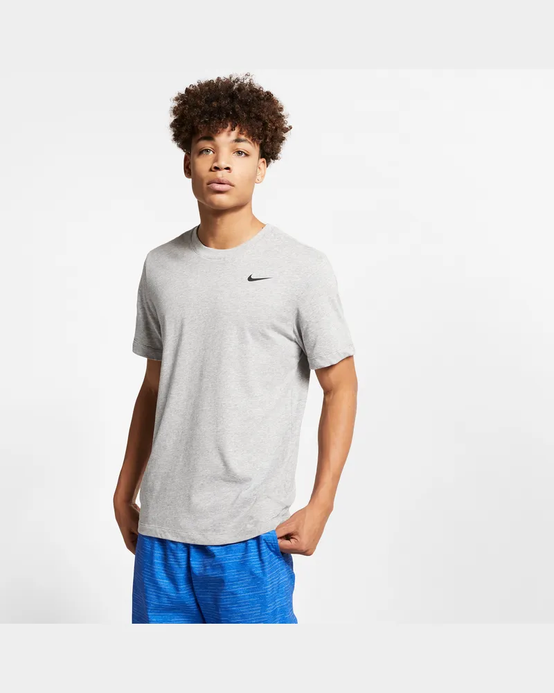 Nike Dri-FIT Fitness-T-Shirt für Herren - Grau Grau