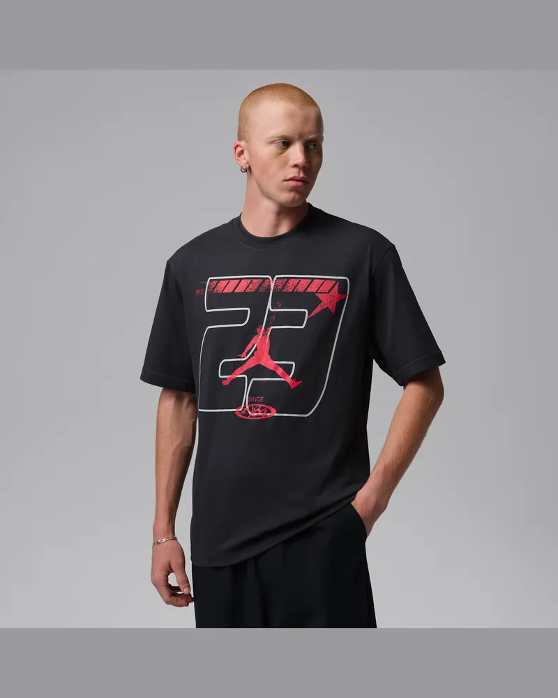 Jordan Men-T-Shirt mit Grafik - Schwarz Schwarz