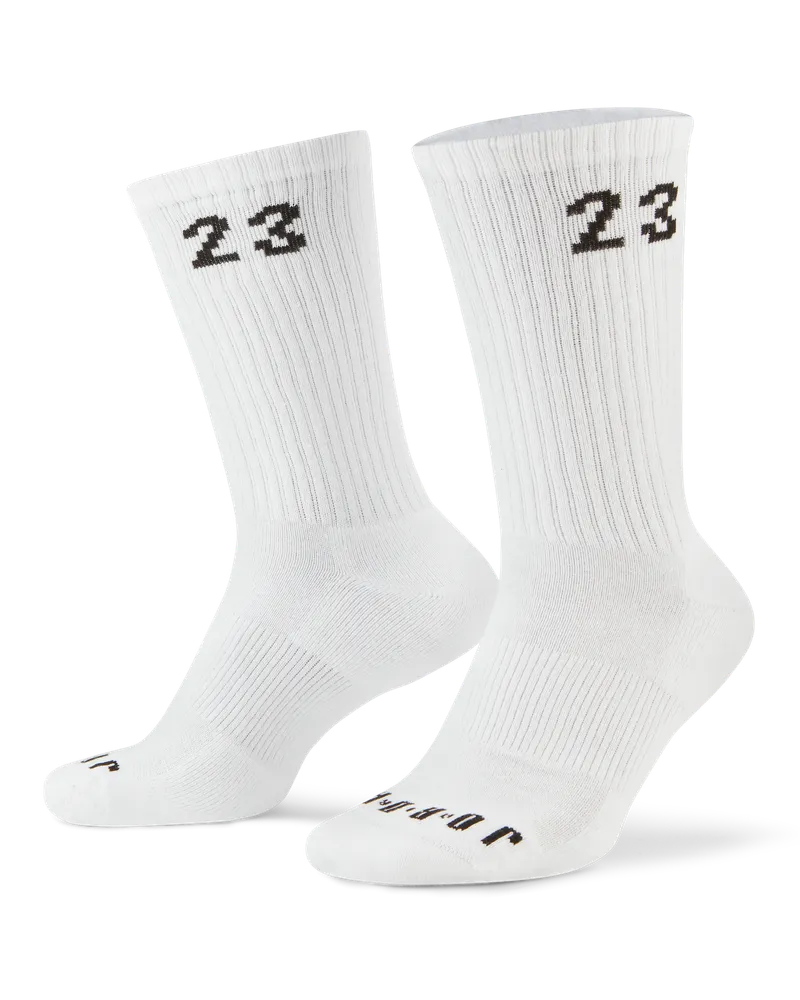 Jordan Essentials Crew-Socken (3 Paar) - Weiß Weiß