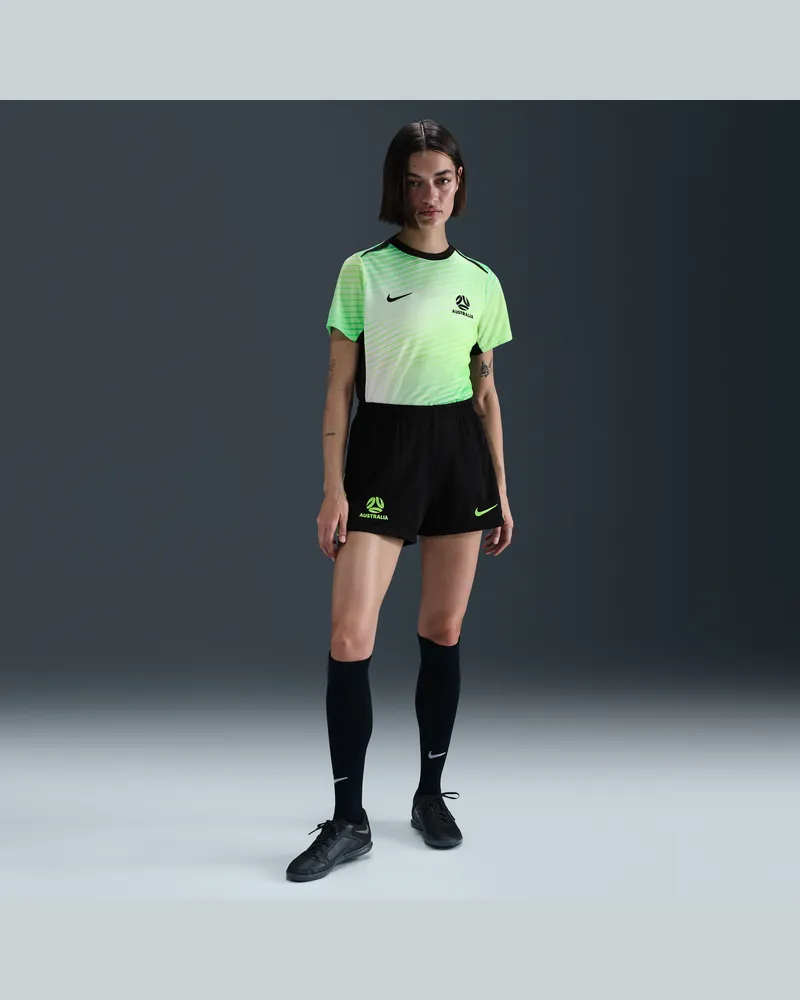 Nike Australien Academy Pro  Dri-FIT Strick-Fußballshorts (Damen) - Schwarz Schwarz