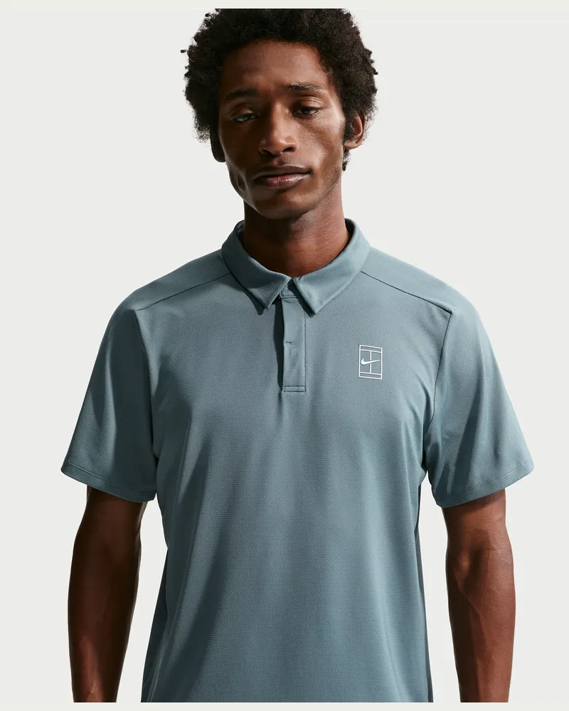 Nike Court Advantage Dri-FIT Tennis-Poloshirt (Herren) - Grau Grau
