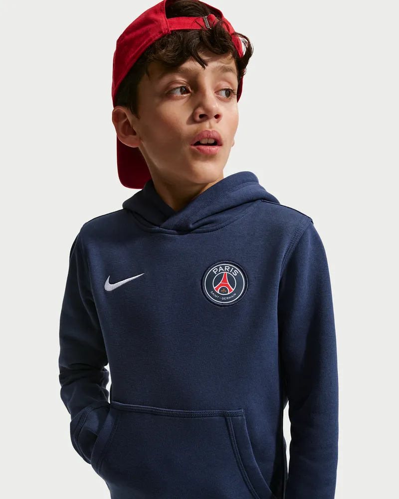 Nike Paris Saint-Germain Club  Fußball-Hoodie für ältere Kinder (Jungen) - Blau Blau