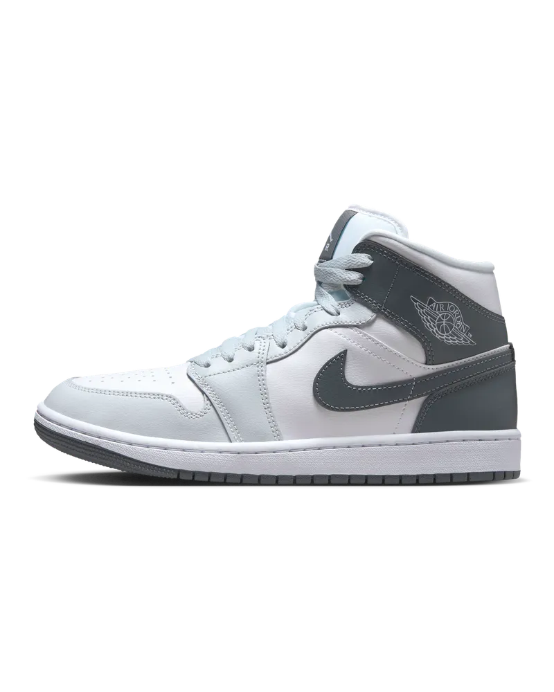Jordan Air  1 Mid Schuh (Damen) - Weiß Weiß