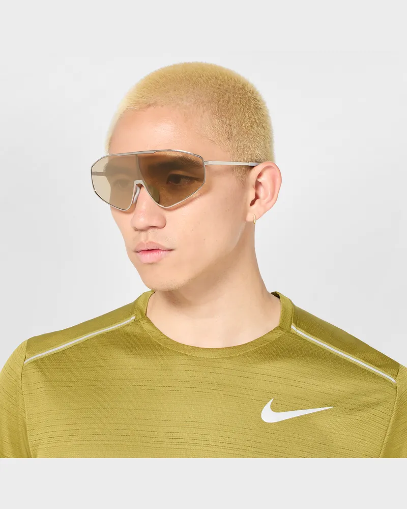 Nike Echo Shield 2 verspiegelte Sonnenbrille - Grau Grau