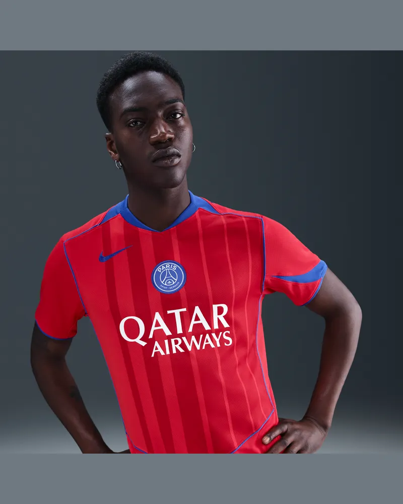 Nike Paris Saint-Germain 2025/26 Stadium Third  Dri-FIT Total 90 Replika-Fußballtrikot (Herren) - Rot Rot