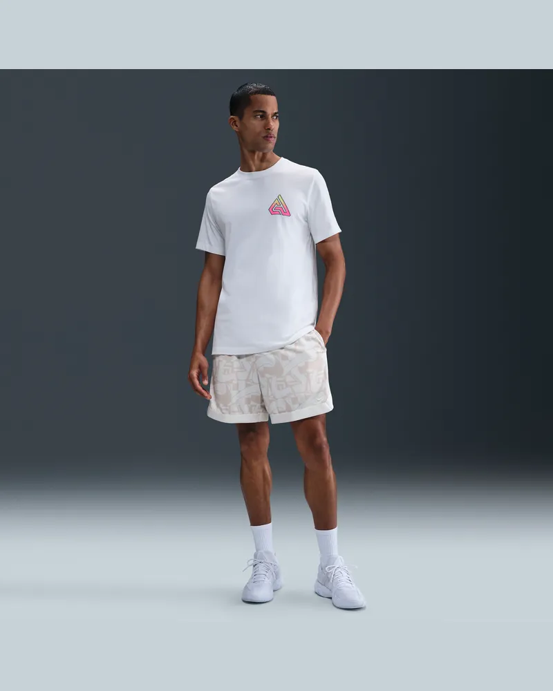 Nike Giannis Dri-FIT DNA-Basketballshorts für Herren (ca. 15 cm) - Weiß Weiß