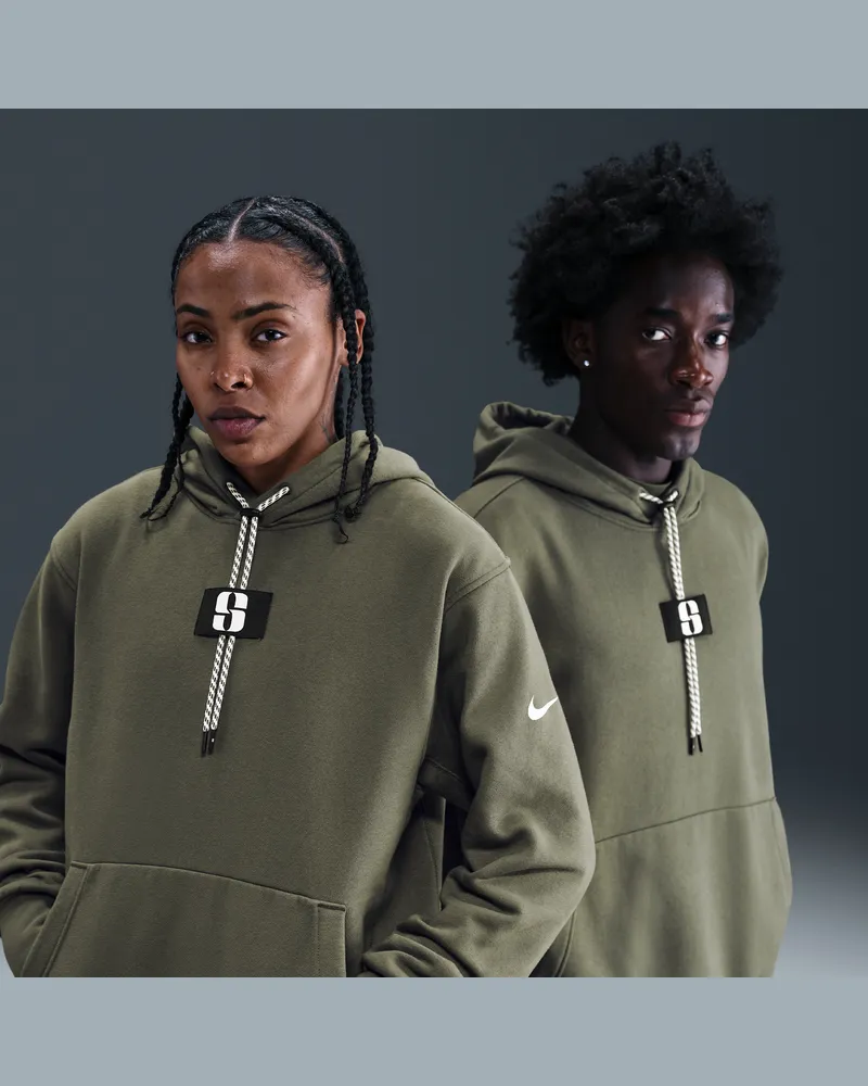 Nike Sabrina Fleece Basketball-Hoodie aus Fleece - Grün Grün