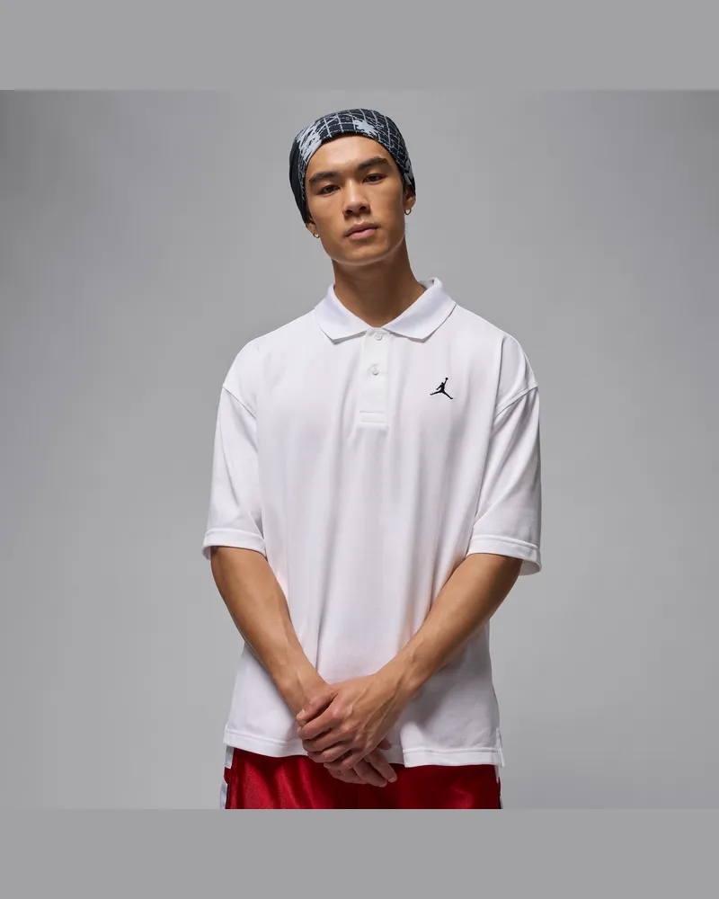 Jordan Brooklyn Poloshirt (Herren) - Weiß Weiß