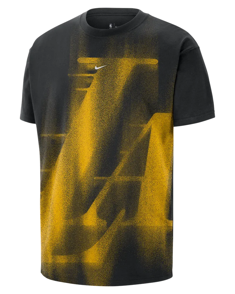 Nike Los Angeles Lakers Basketball-T-Shirt (Herren) - Schwarz Schwarz