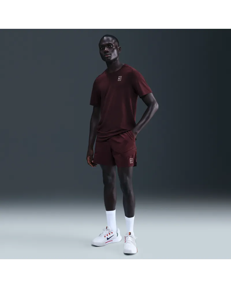 Nike Court Advantage Dri-FIT-Tennisshorts (ca. 15,5 cm) - Rot Rot