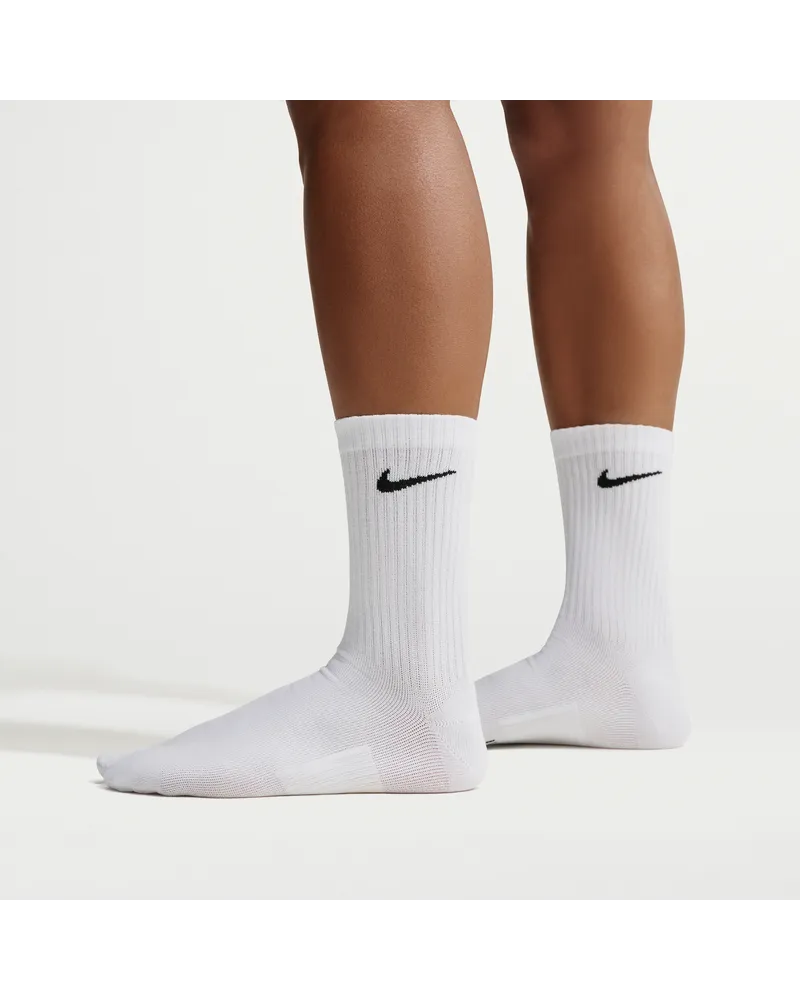 Nike Everyday Plus „Rift“ Lightweight Crew-Socken mit geteilten Zehen (1 Paar) - Weiß Weiß