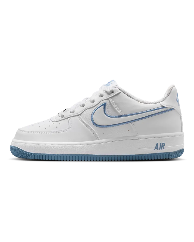 Nike Air Force 1 Schuh (ältere Kinder) - Weiß Weiß