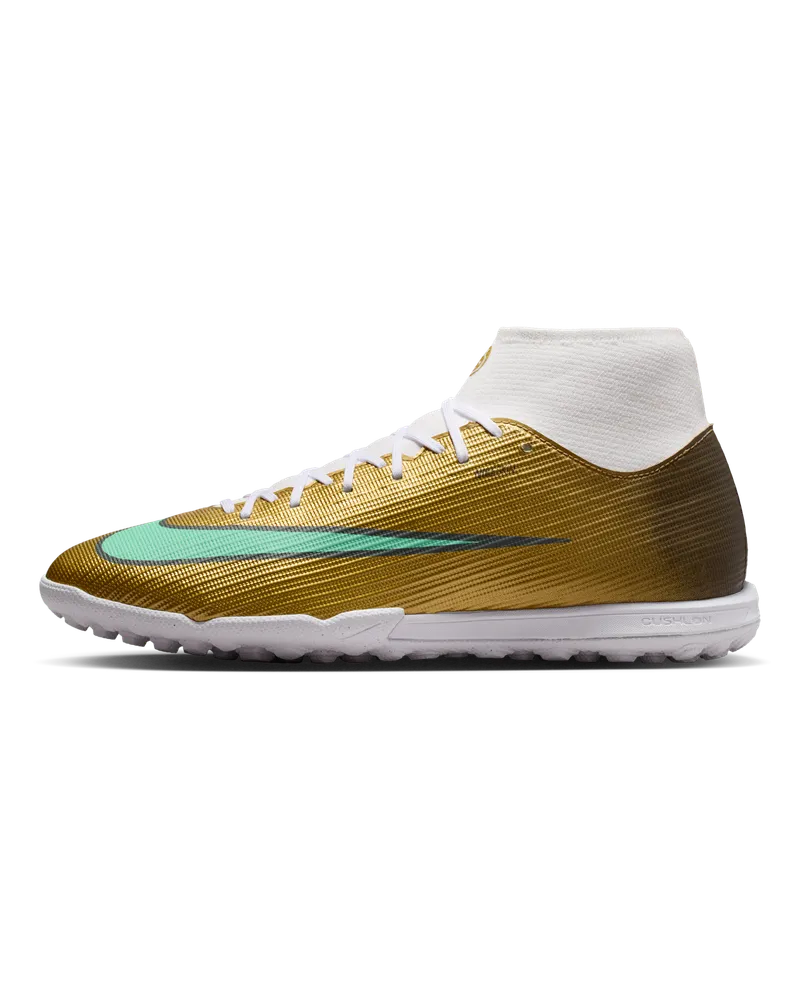 Nike Mercurial Superfly 11 Academy „Kylian Mbappé“ High-Top-Fußballschuh für Turf - Braun Braun
