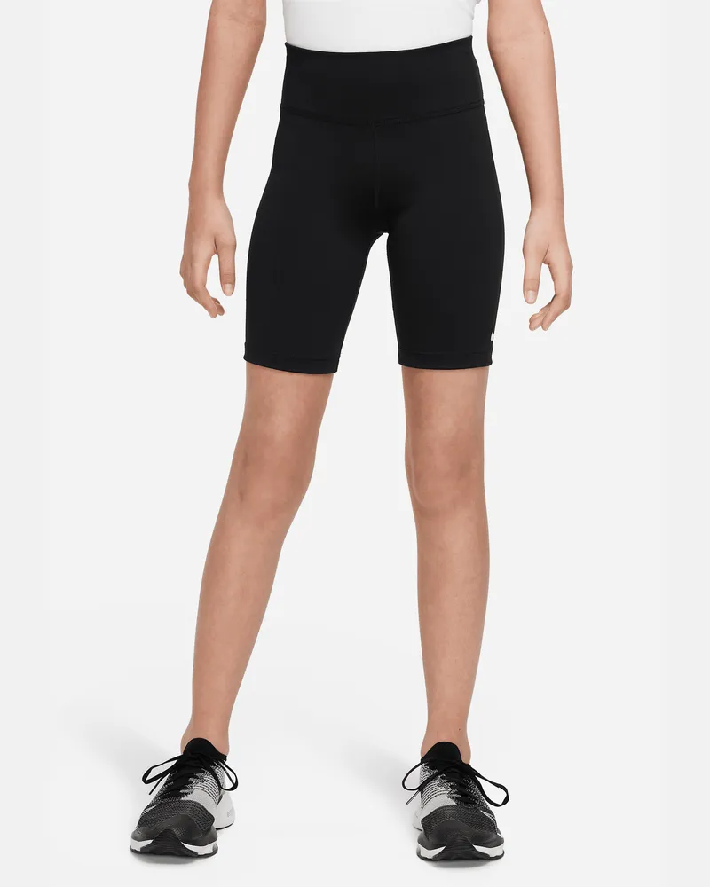 Nike One Bike Shorts (Mädchen) - Schwarz Schwarz