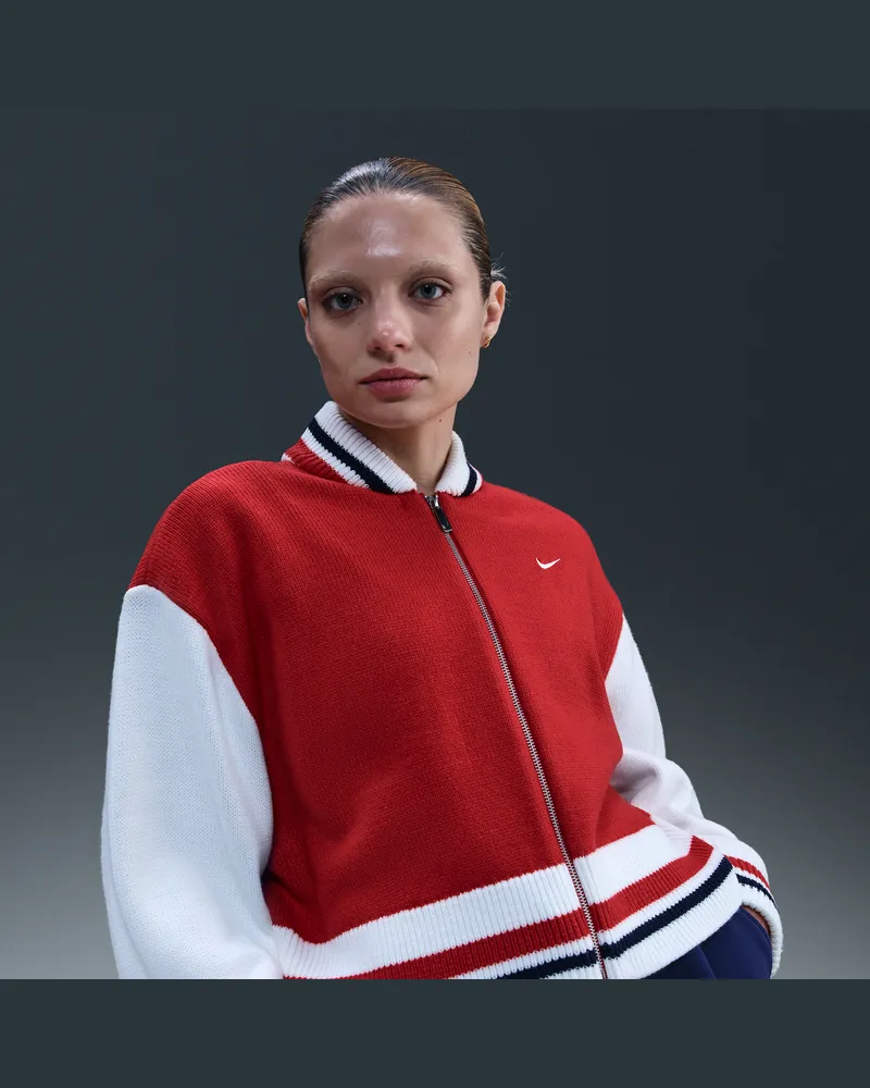 Nike Sportswear Damen-Strickjacke - Rot Rot