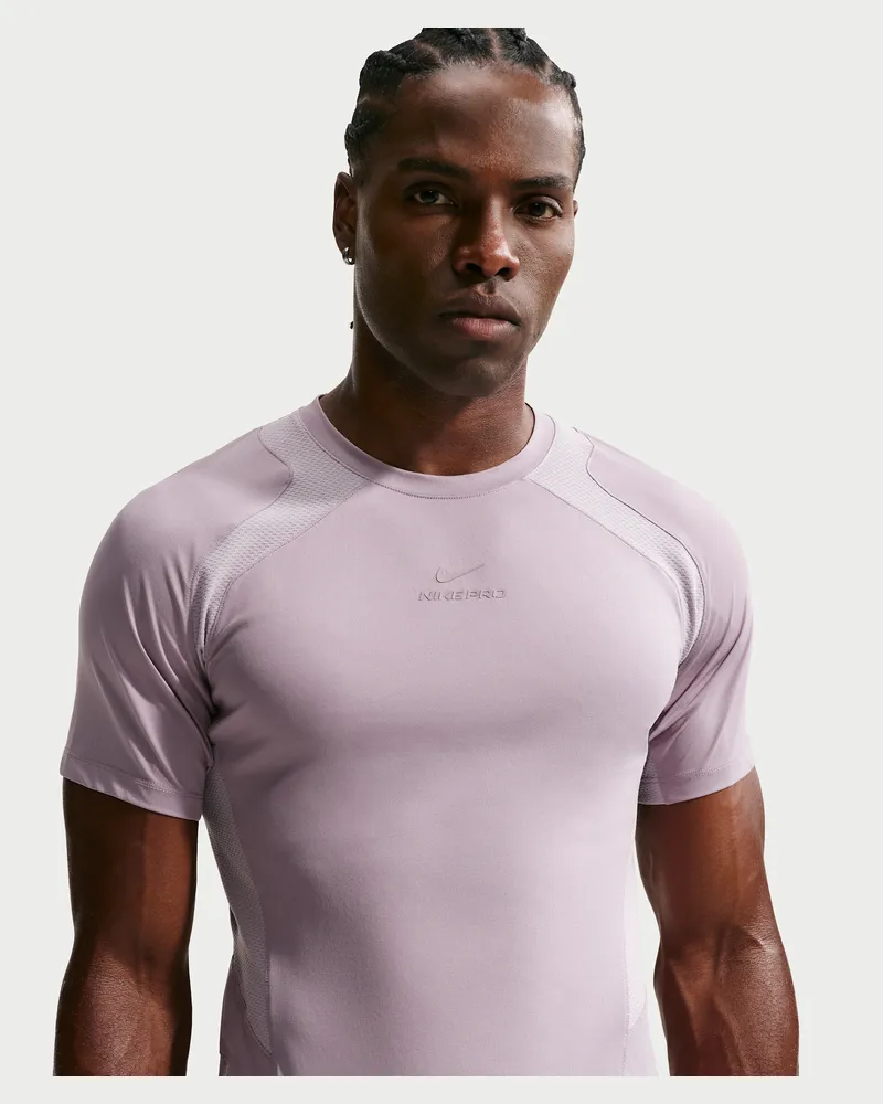 Nike Pro Training Dri-FIT ADV Kurzarmshirt (Herren) - Grau Grau