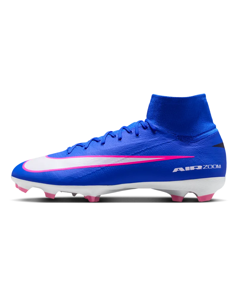 Nike Mercurial Superfly 10 Pro FG High-Top-Fußballschuh - Blau Blau