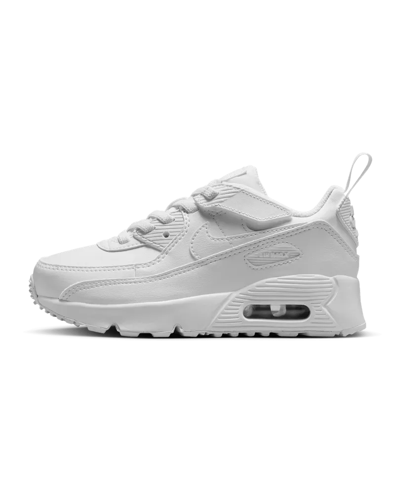 Nike Air Max 90 EasyOn Schuh für jüngere Kinder - Weiß Weiß