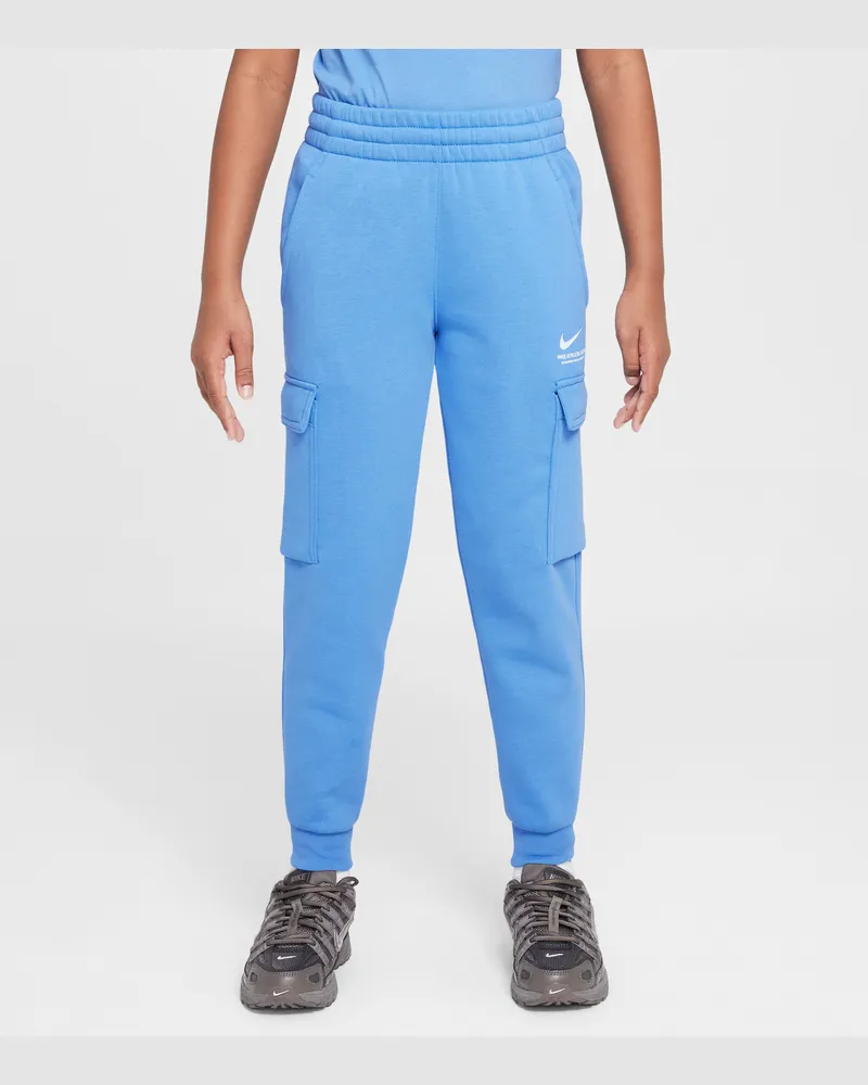 Nike Sportswear Fleece-Cargohose (ältere Kinder) - Blau Blau