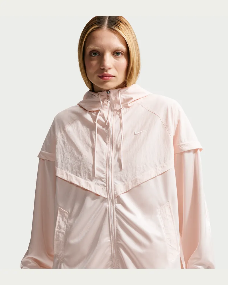 Nike Oversize-Windrunner-Jacke (Damen) - Weiß Weiß