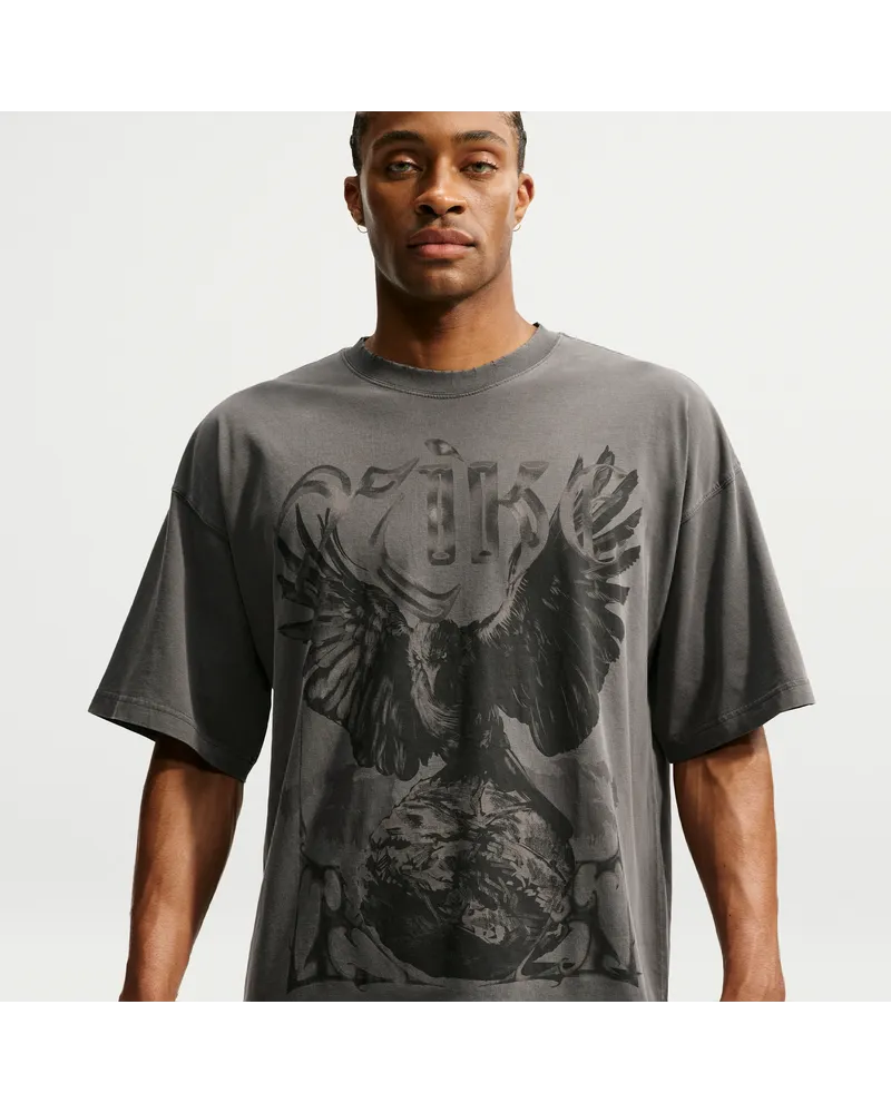 Nike Oversize-Basketball-T-Shirt (Herren) - Schwarz Schwarz