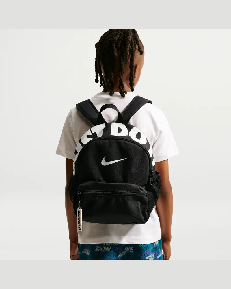 Nike JDI Rucksack 2.0 Minirucksack (11 l, Kinder) - Schwarz Schwarz