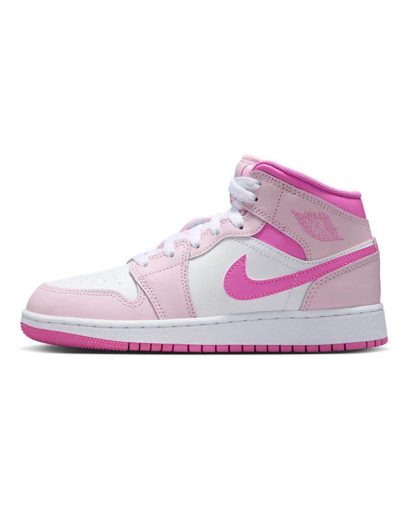 Jordan Air  1 Mid Schuh für ältere Kinder - Pink Pink