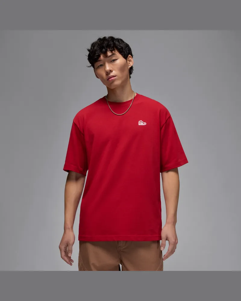Jordan Brand Sneaker-T-Shirt mit Patch (Herren) - Rot Rot