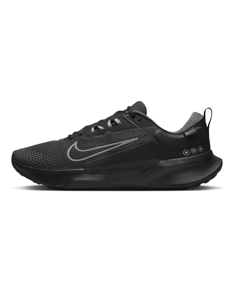 Nike Juniper Trail 2 GORE-TEX wasserdichter Traillaufschuh für Herren - Schwarz Schwarz