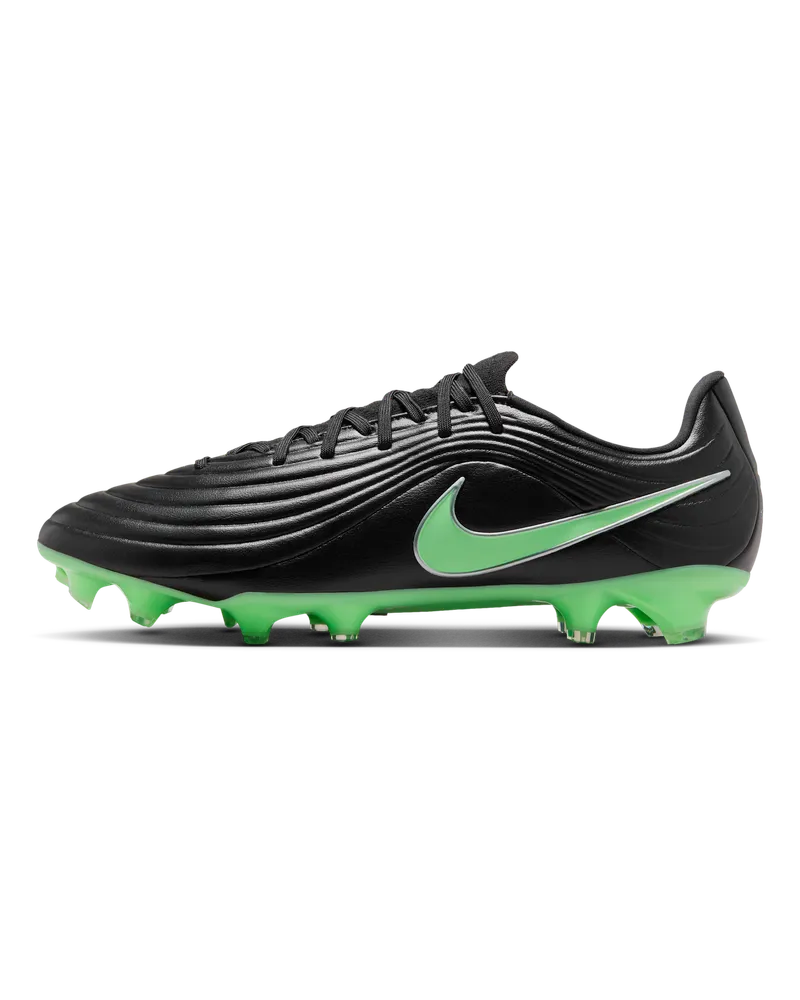 Nike Tiempo Maestro Academy Low Top Fußballschuh für verschiedene Böden - Schwarz Schwarz