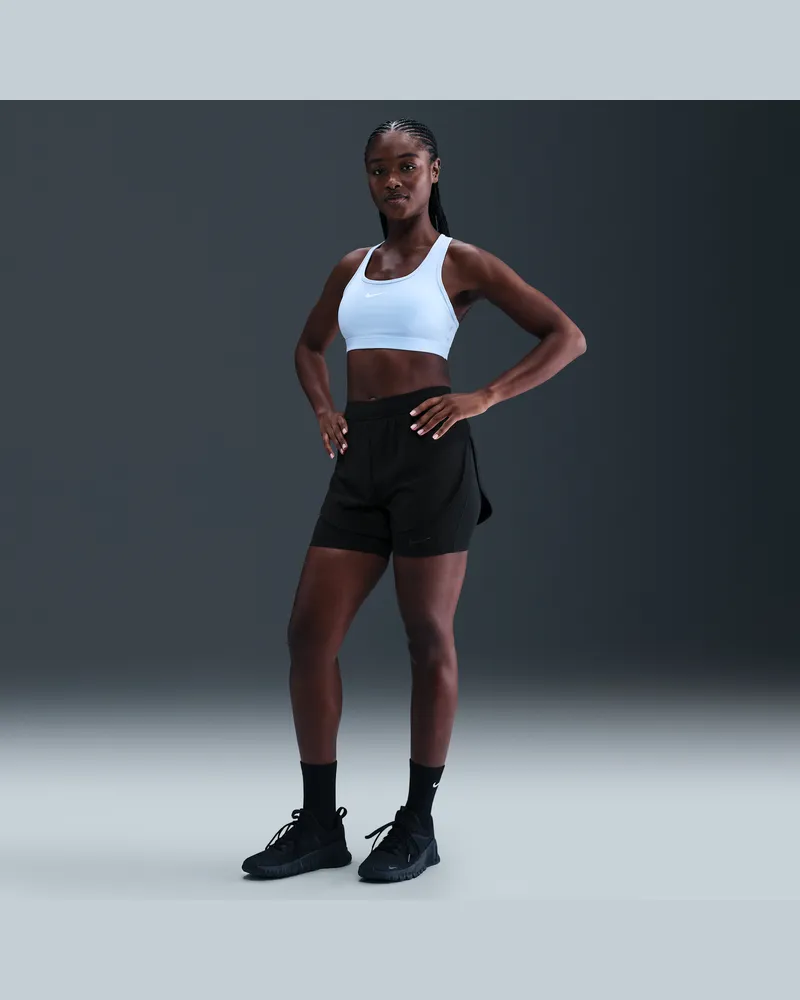 Nike Universa 2-in-1-Shorts (Damen, ca. 12,5 cm) - Schwarz Schwarz