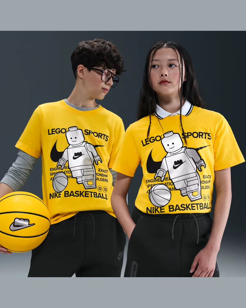 Nike x LEGO® Kollektion T-Shirt (ältere Kinder) - Gelb Gelb
