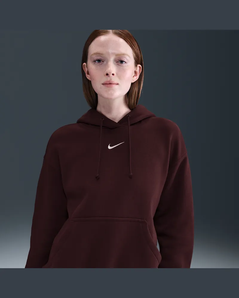 Nike Sportswear Phoenix Fleece Oversize-Hoodie für Damen - Rot Rot