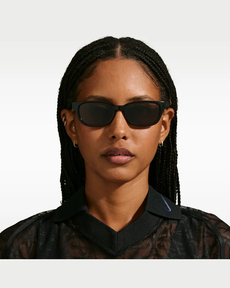 Nike Tide Crest Sonnenbrille - Schwarz Schwarz