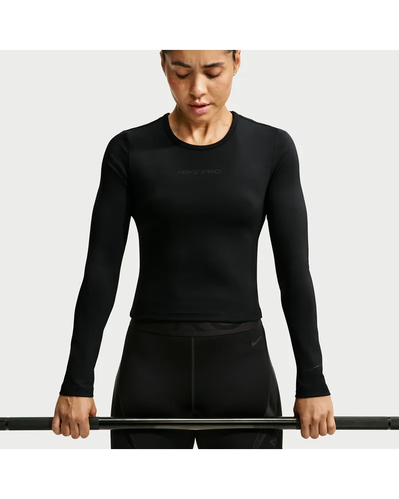 Nike Pro Sculpt Dri-FIT Longsleeve (Damen) - Schwarz Schwarz