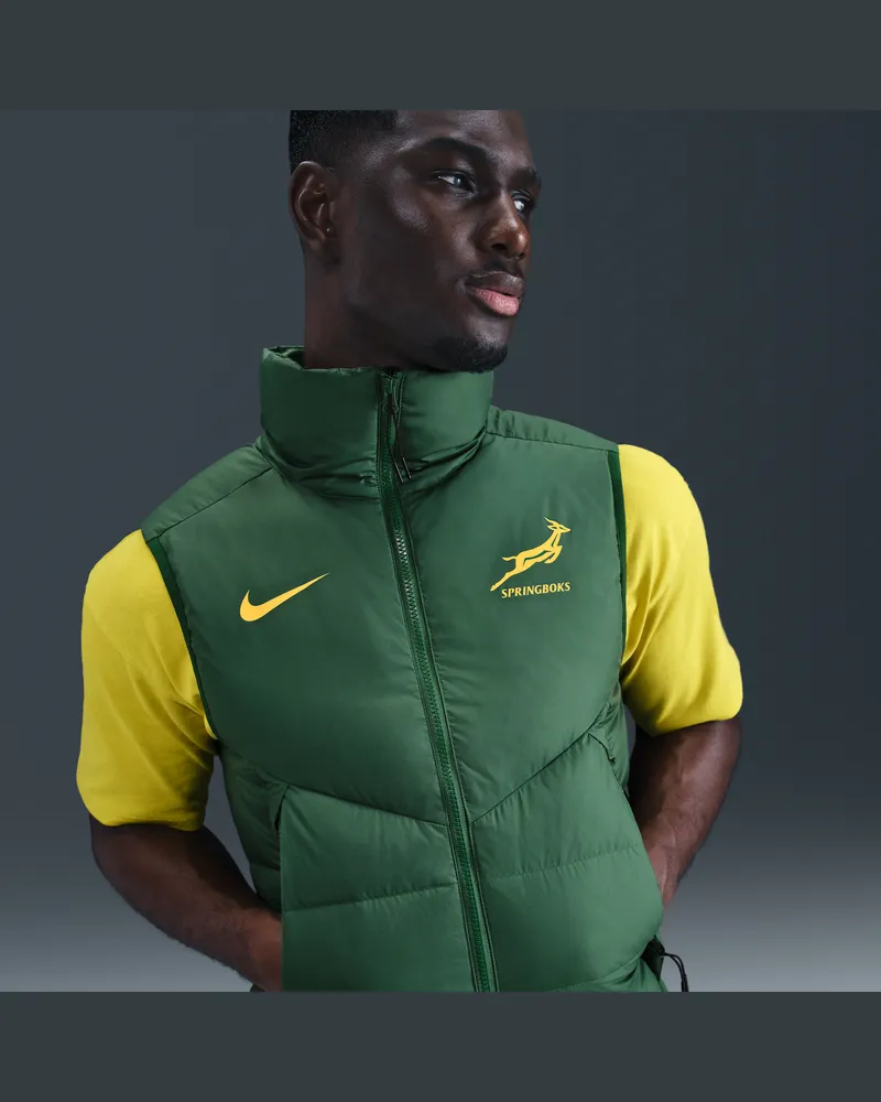 Nike Springboks  Rugby Sideline-Weste mit Füllung (Herren) - Grün Grün