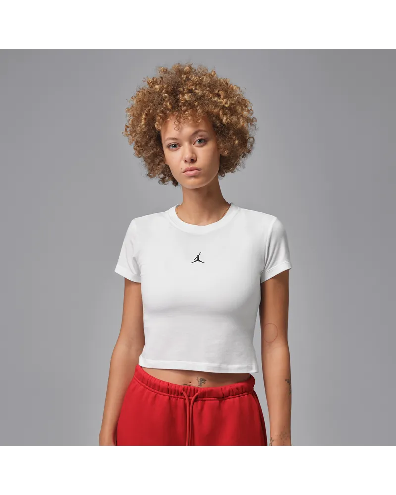Jordan Essentials Damen-T-Shirt - Weiß Weiß