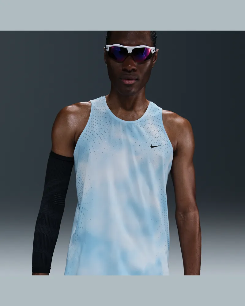 Nike Running Division Breathe Dri-FIT ADV Lauf-Tanktop (Herren) - Blau Blau