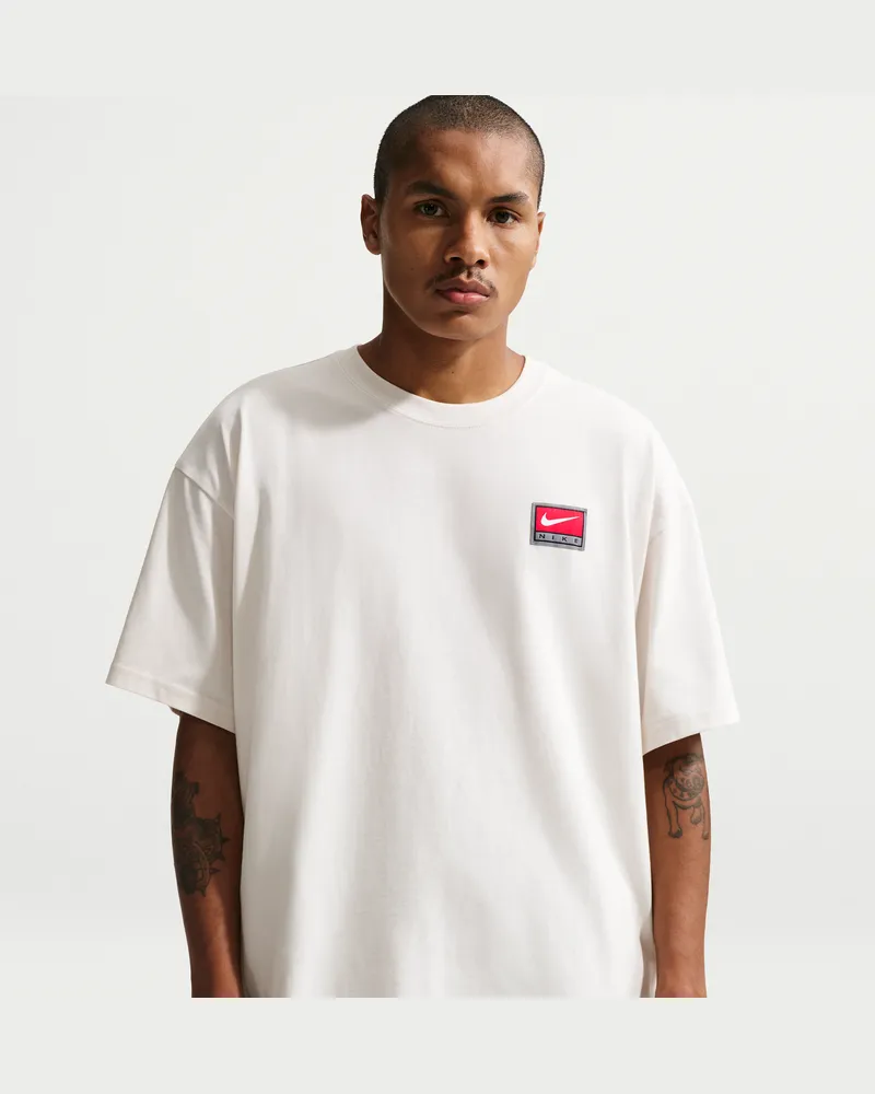 Nike Lockeres Strick-Kurzarmoberteil von  Life (Herren) - Grau Grau