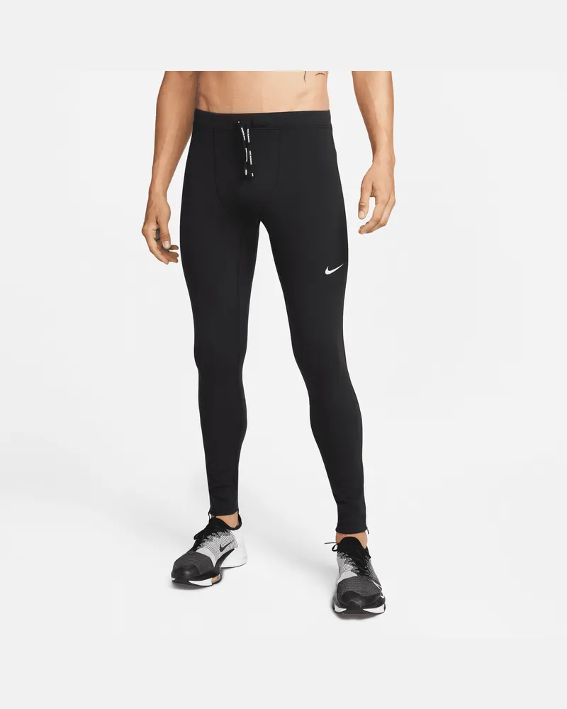 Nike Repel Challenger Herren-Lauftights - Schwarz Schwarz